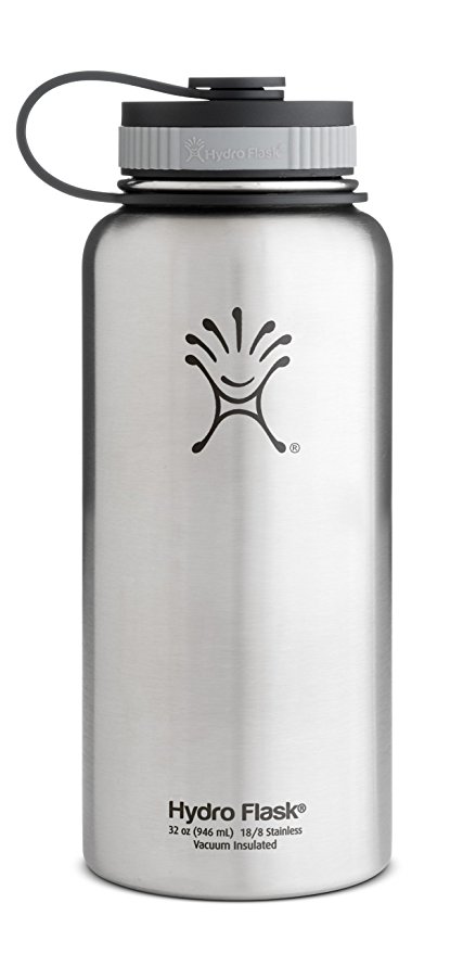 Hydro Flask Insulated Wide Mouth Stainless Steel Water Bottle, 32-Ounce