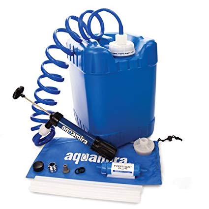 5-Gallon Emergency Water Storage Container with Aquamira Filtration Kit