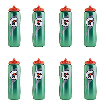 32 Oz. Gatorade 'G' Squeeze Bottles - Set of 8