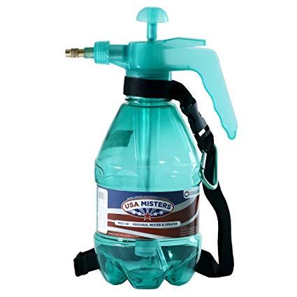 COREGEAR 30 Pack of USA Misters 1.5 Liter Personal Water Mister Pump Spray Bottle (Teal)