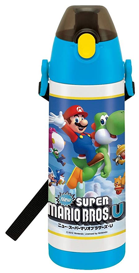 Direct Stainless Steel Bottle 600ml Super Mario Wii-u Sdq6