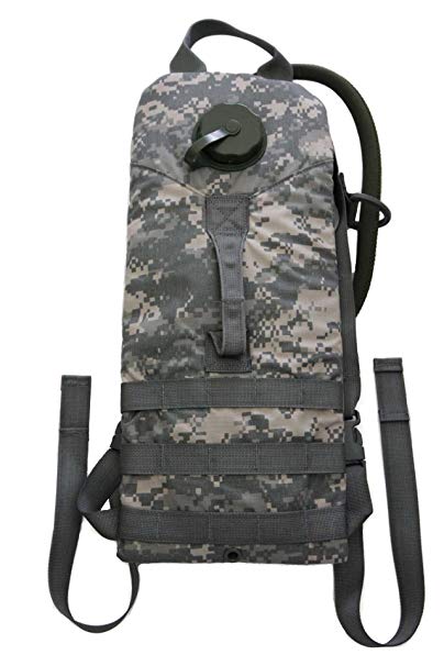 US Military Molle 100 oz 3 Liter ACU Hydration Water Carrier Backpack with Bladder