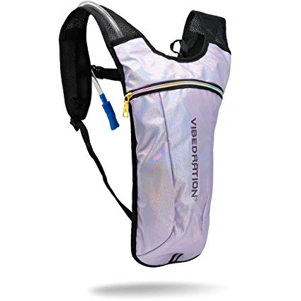 Vibedration Designer Rave Hydration Pack | 2L Water Capacity | Perfect for Raves, Music Festivals, Dancing, Hiking & More