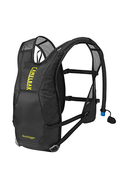 CamelBak Bootlegger Ski Hydration Pack, Black/Sulphur Springs (1.5 L/50 oz)