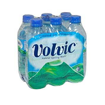 VOLVIC WATER PLSTC 6PK, 100.8 OZ