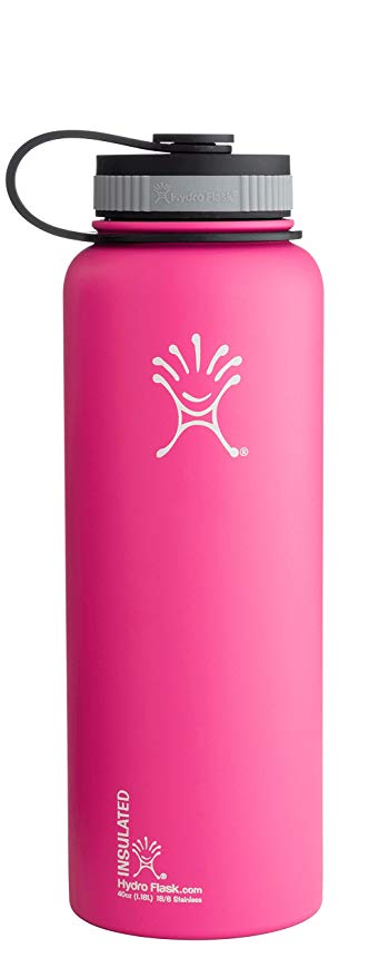 Hydro Flask insulated water bottle (40 oz. Pinkadelic Pink)