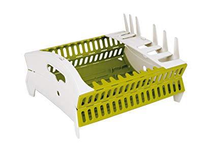 Fozzils Snap Fold Dishrack, Green