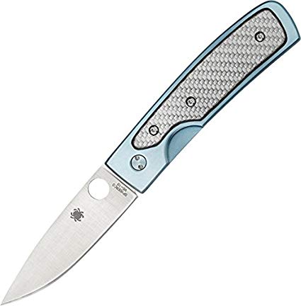 Spyderco Memory Titanium Plain Edge Knife