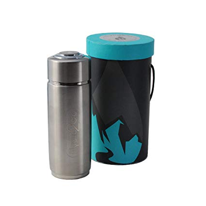 Hydro2Go Portable Travel Water Alkalizer- Best Portable Water Filter and Ionizer Available- Hydro 2 Go by Peak Alkalinity