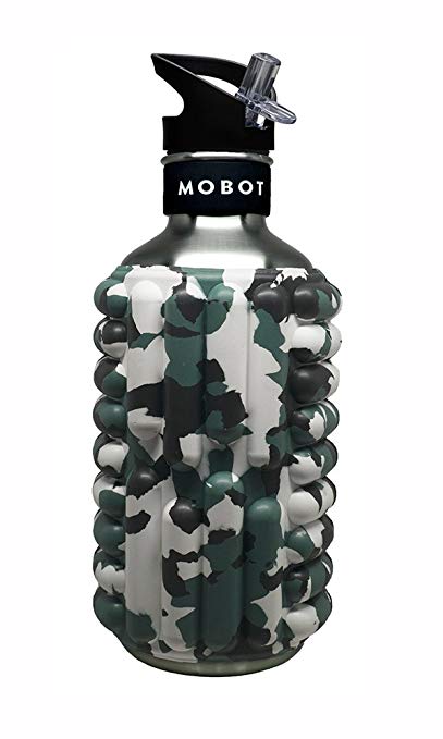 MOBOT Special Ops - 40 oz - High Performance Stainless Steel Foam Roller Water Bottle - Built for Travel