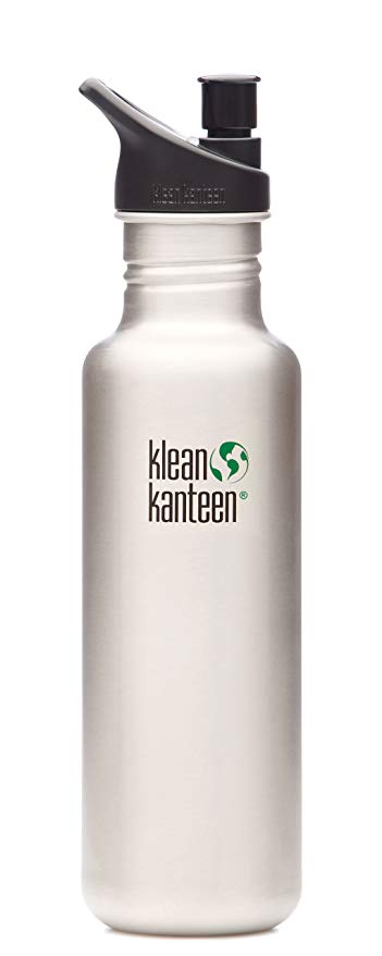 Klean Kanteen 27 oz Stainless Steel Water Bottle (Sport Cap 2.0)