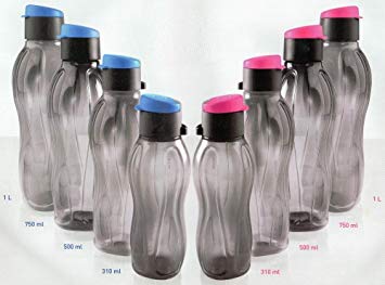 Tupperware Family Collection Fliptop Bottles (310ml to 1ltr)