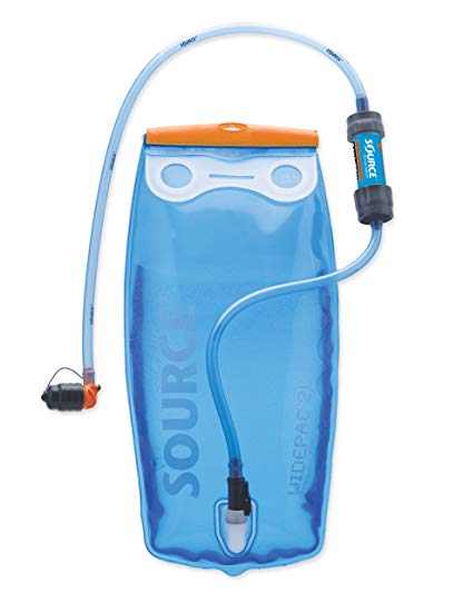 Source Outdoor Widepac 2L Hydration Reservoir with Helix Bite Valve + Sawyer Products Mini Water Filter