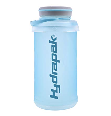 Hydrapak Stash Water Bottle, Blue, 1.0 L