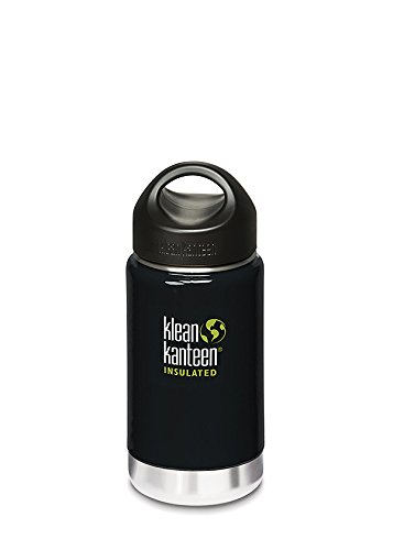 Klean Kanteen 12-Ounce Wide Insulated Stainless Steel Bottle With Loop Cap